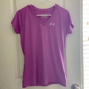 PURPLE UNDER ARMOUR SHIRT